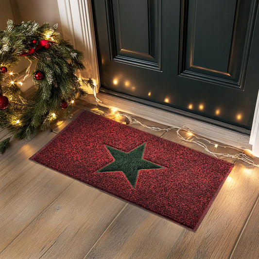 Christmas Star Doormat