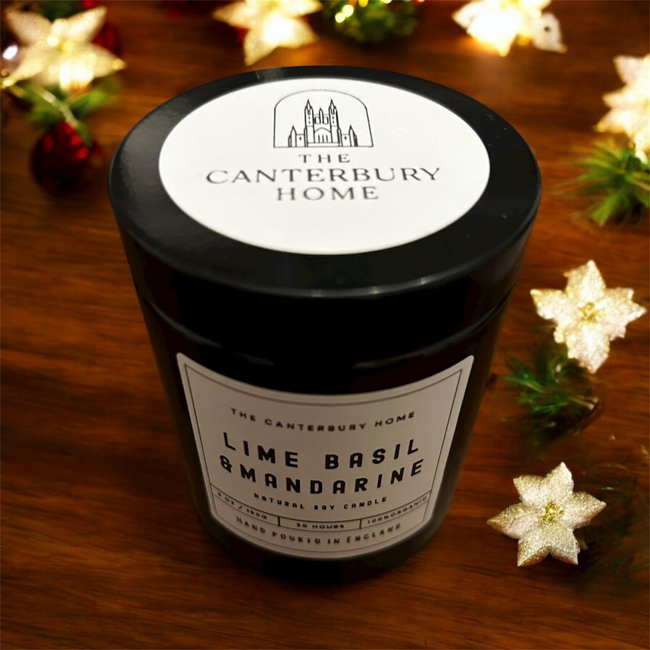 Classic Amber Candle – 15cl Jar - Lime Basil & Mandarine
