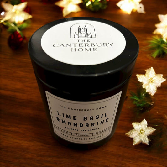 Classic Amber Candle – 15cl Jar - Lime Basil & Mandarine - The Canterbury Home