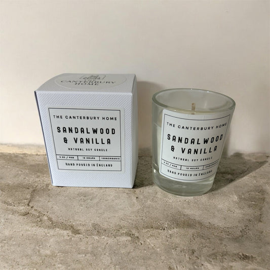 Sandalwood & Vanilla Travel Candle - The Canterbury Home