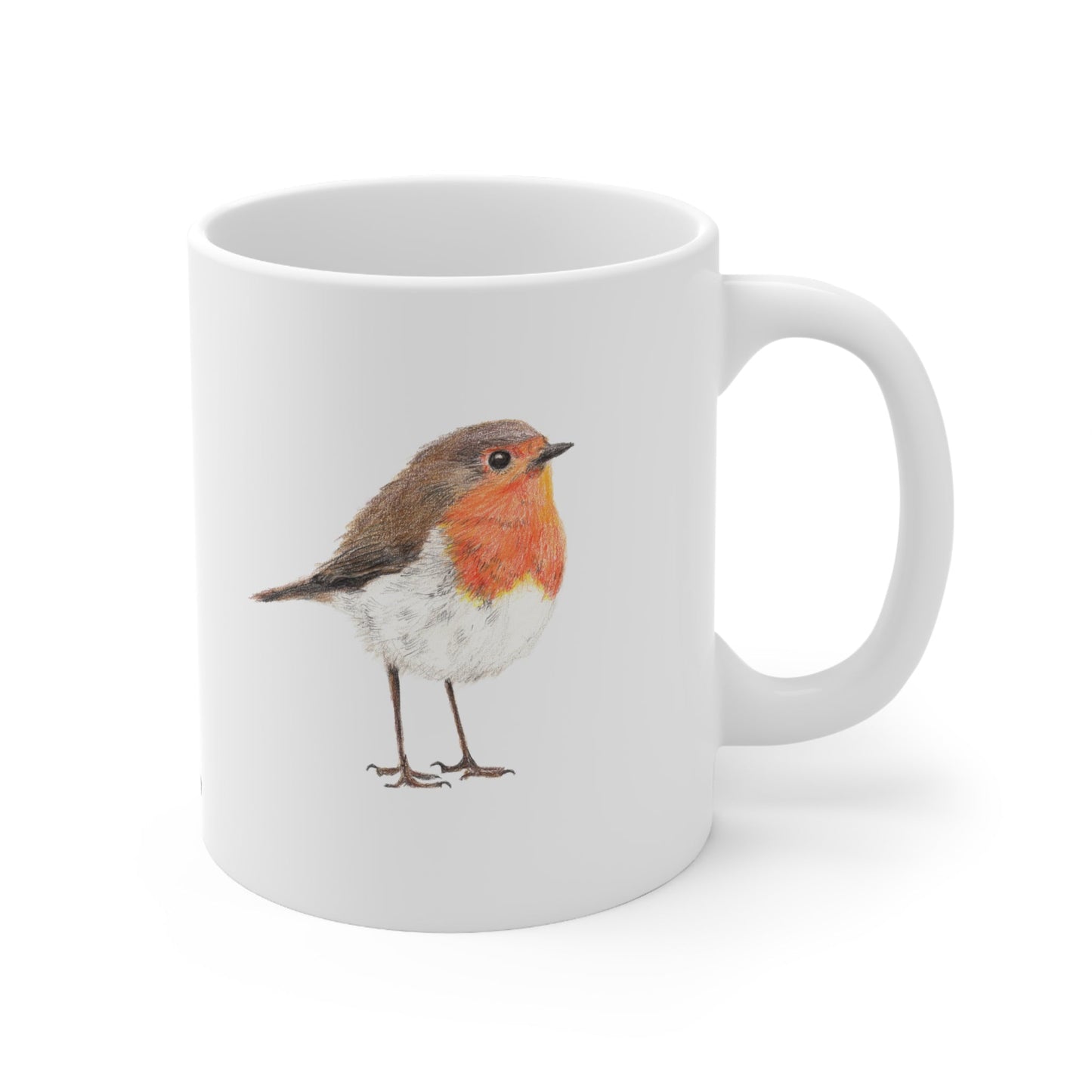 Robin Bird Mug – Ceramic Wildlife Coffee Cup