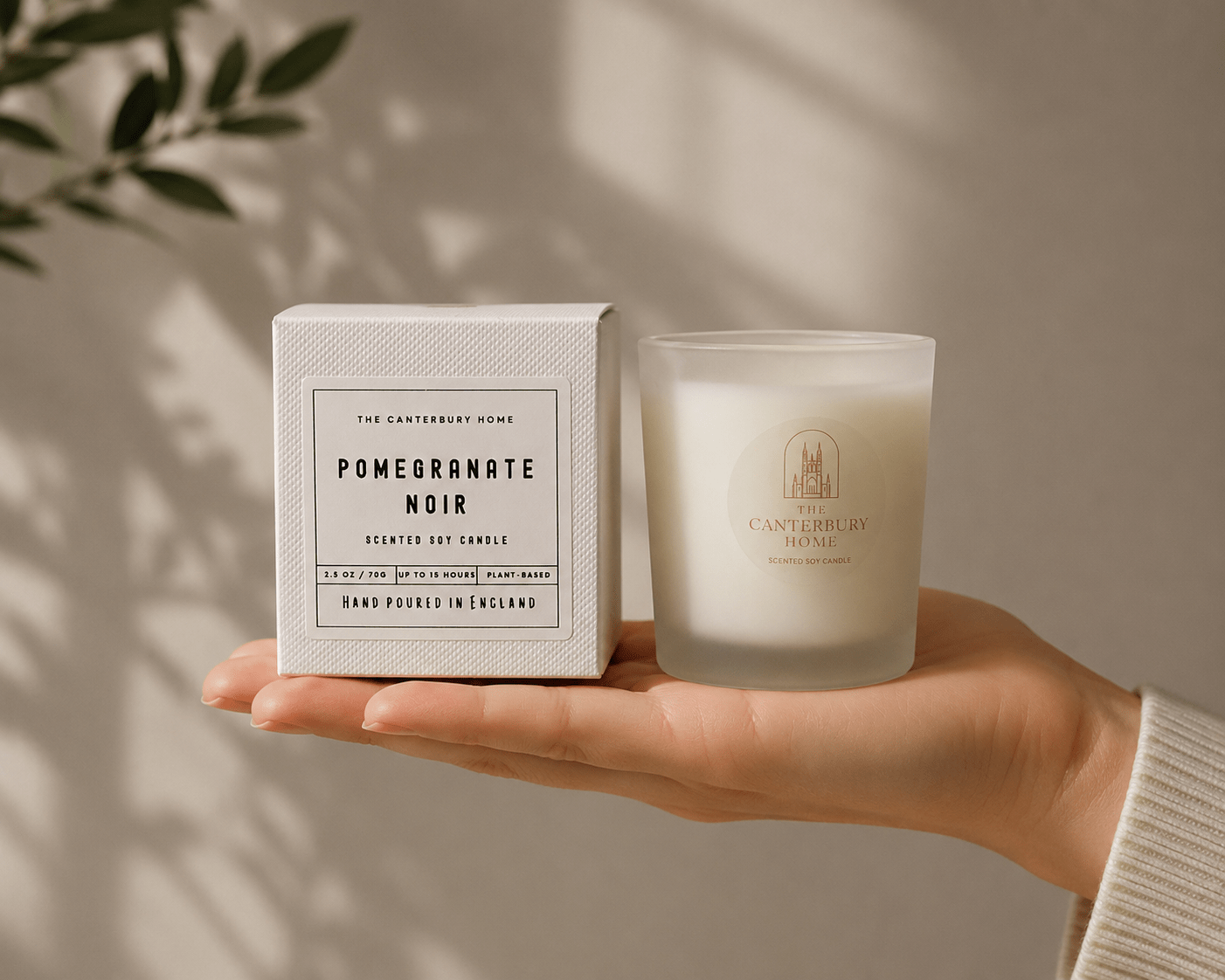 Pomegranate Noir Mini Candle - The Canterbury Home