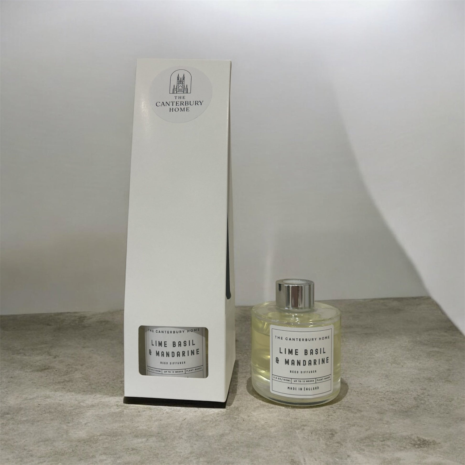Lime Basil & Mandarine Reed Diffuser - The Canterbury Home