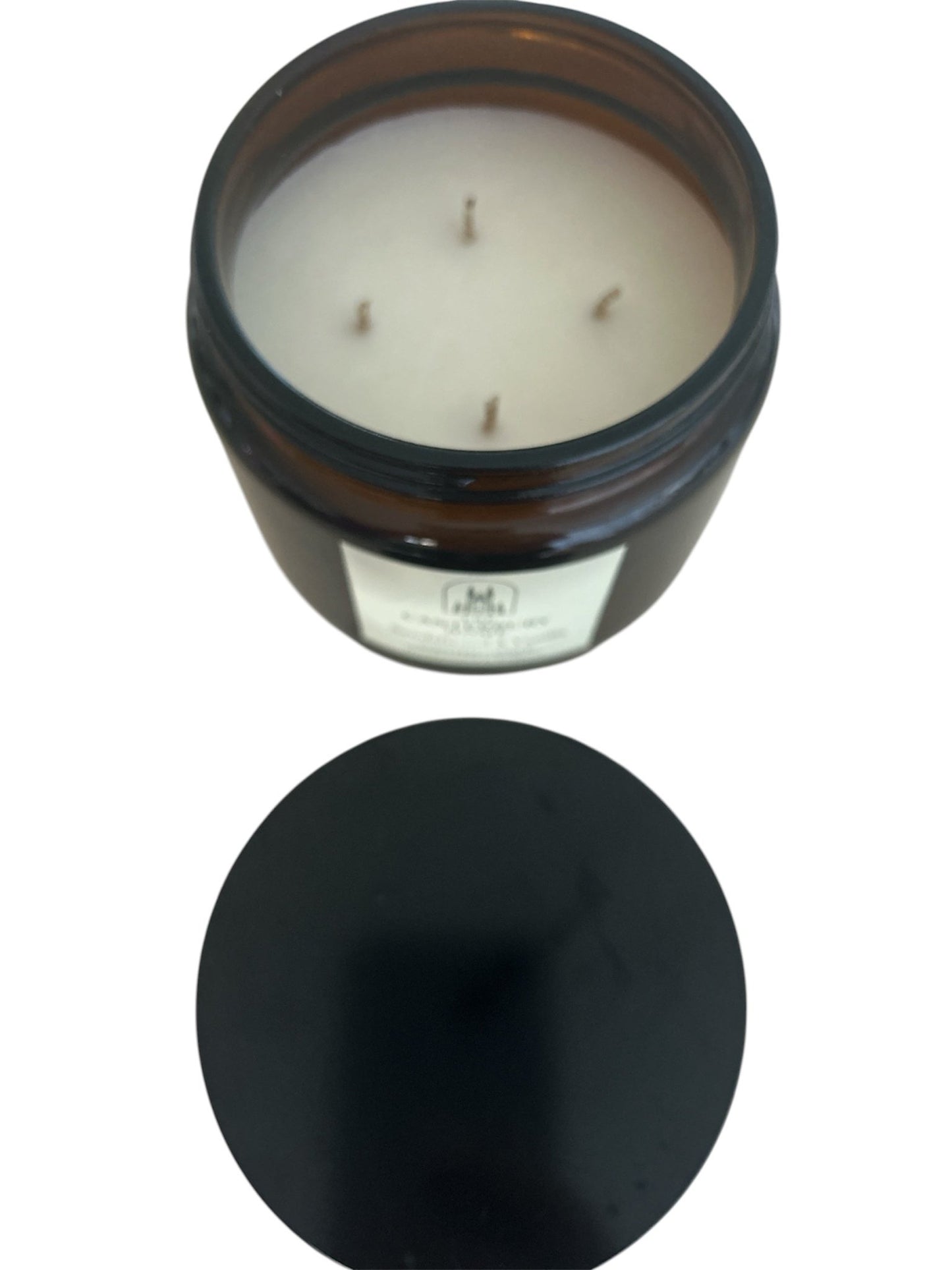Sandalwood & Vanilla Large 4 - wick candle - The Canterbury Home