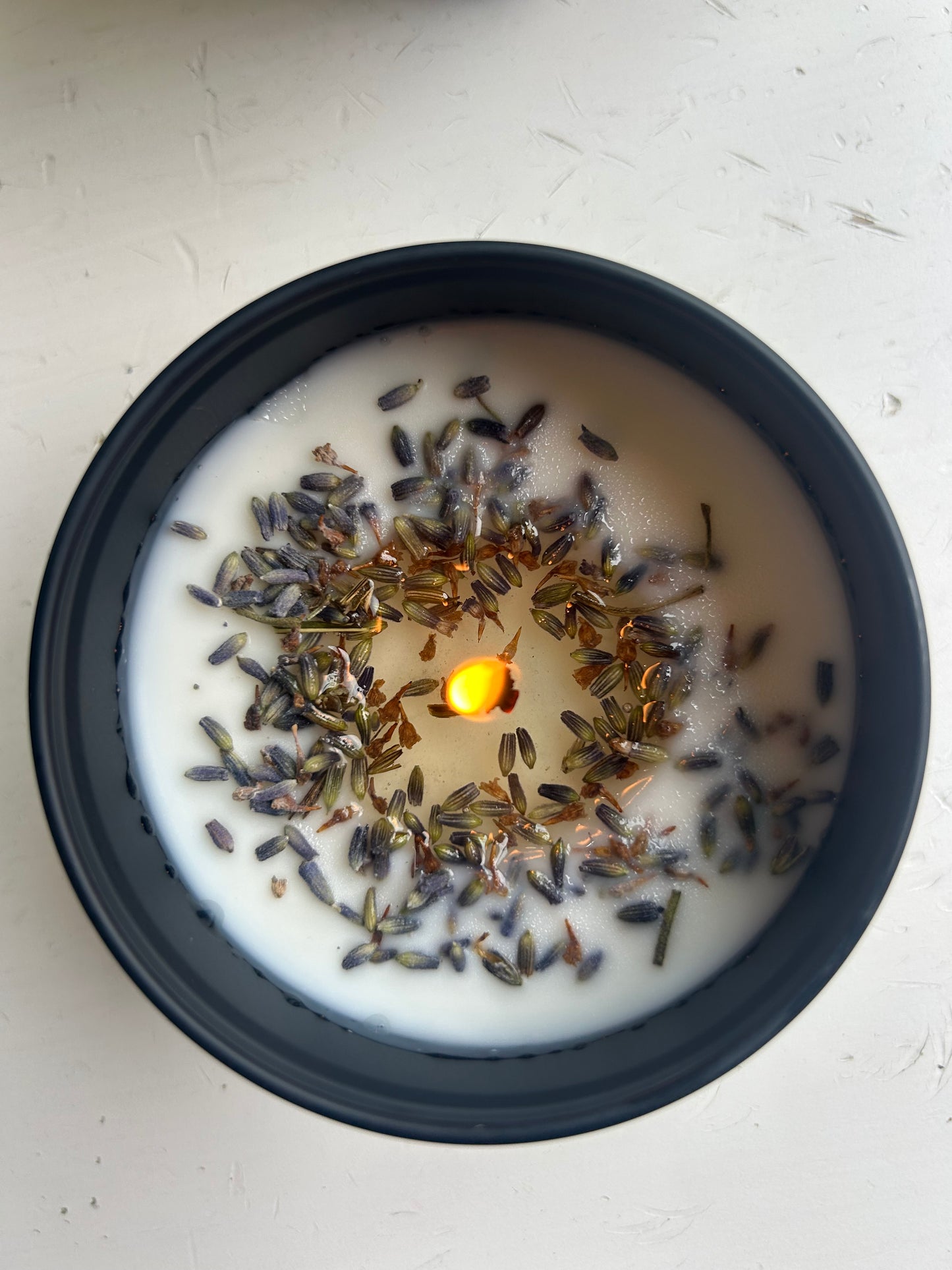 Lavender Essential Oil Candle
