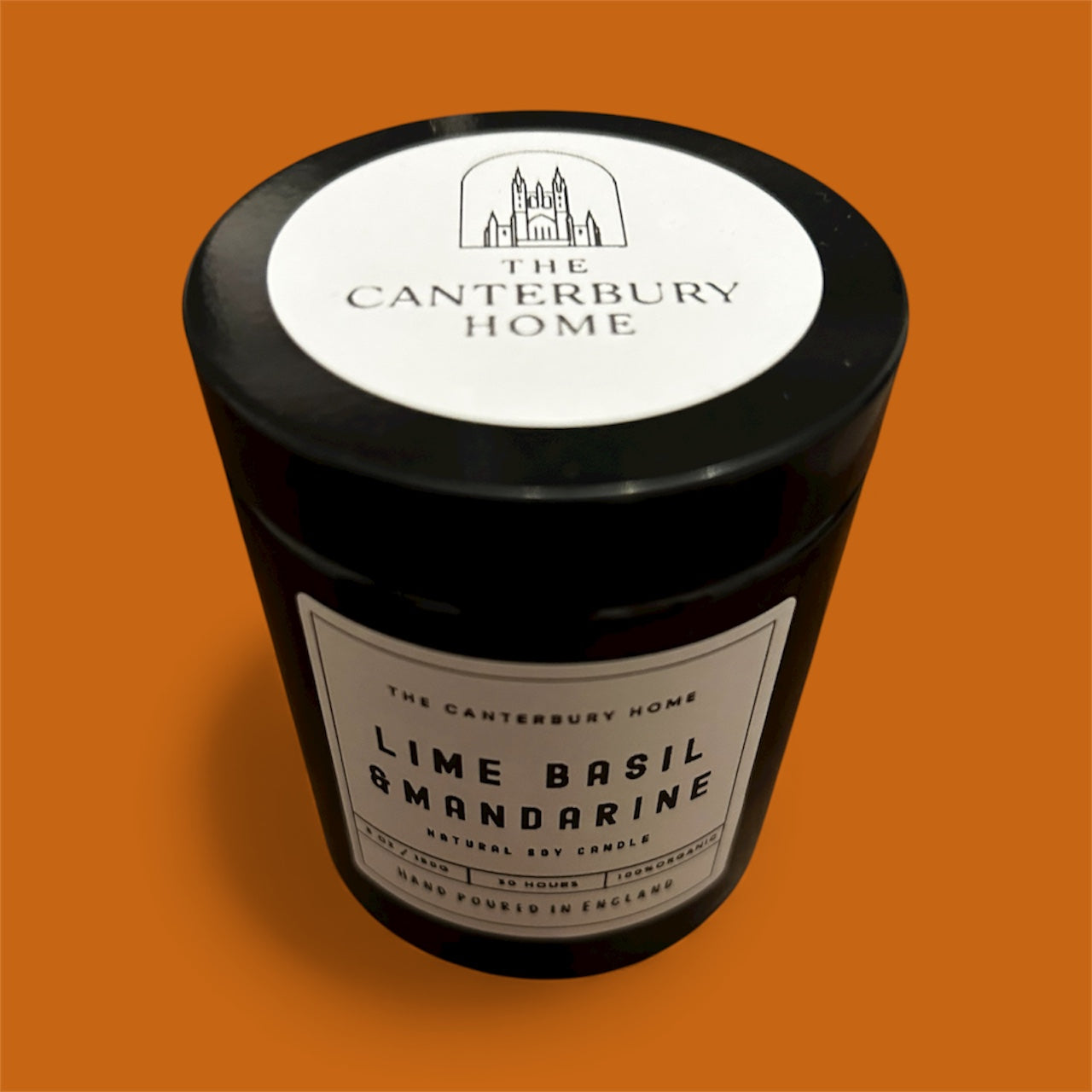 Classic Amber Candle – 15cl Jar - Lime Basil & Mandarine