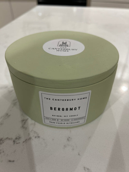 Bergamot Large Candle - Limited edition - The Canterbury Home