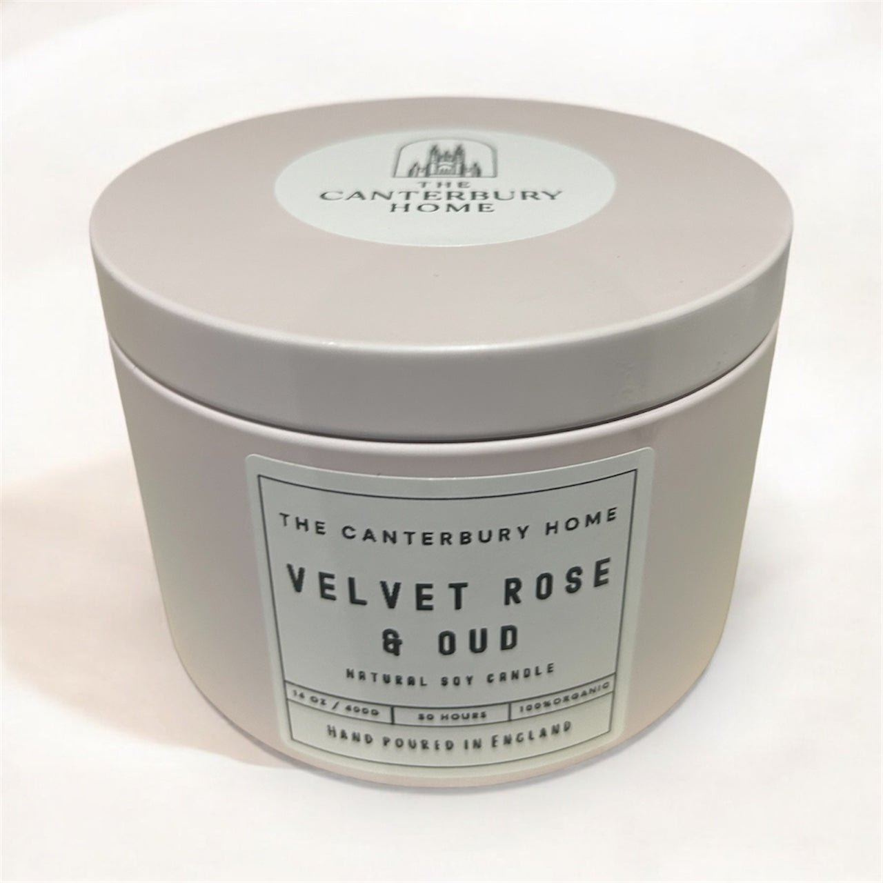 Winter Rose Candle - 400g - Velvet Rose & Oud - The Canterbury Home