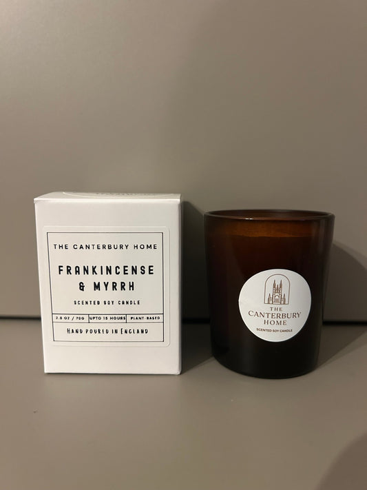 Frankincense & Myrrh Mini Candle - The Canterbury Home