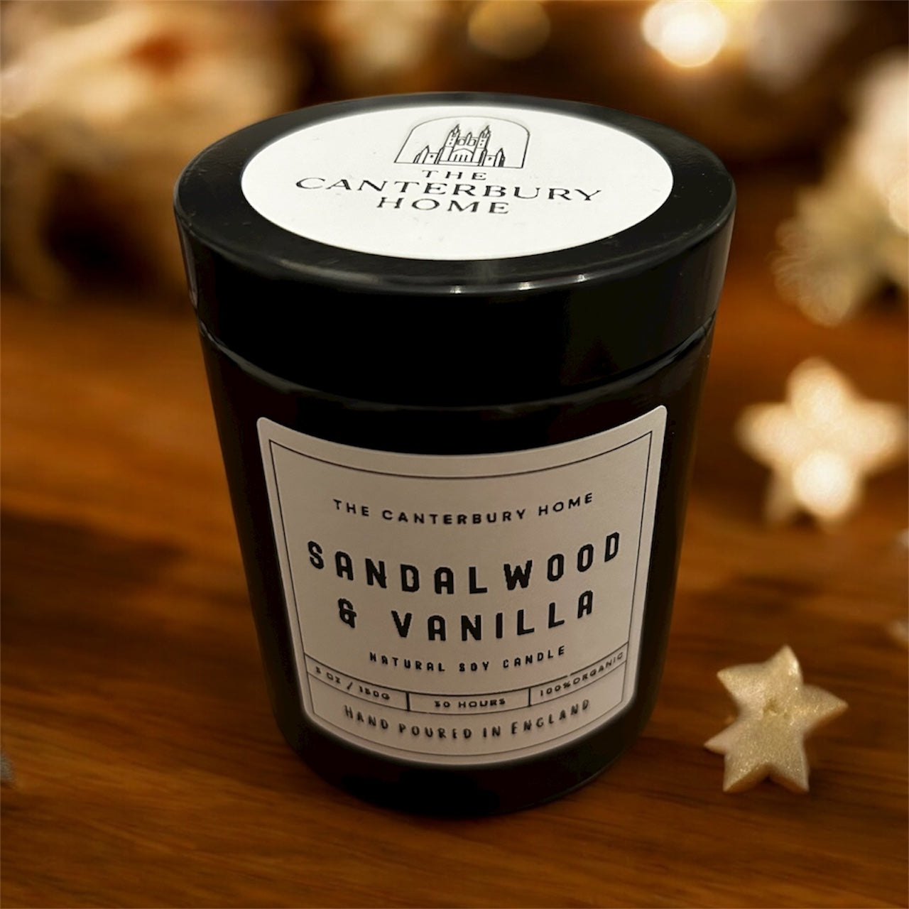 Classic Amber Candle – 15cl Jar - Sandalwood & Vanilla