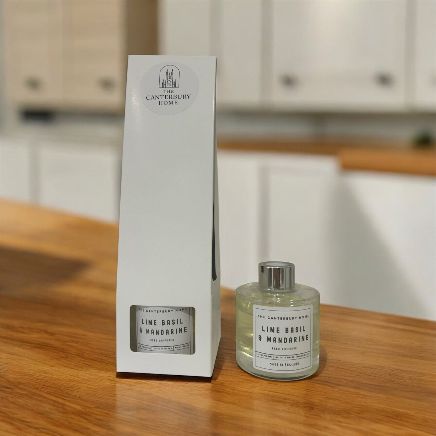 Lime Basil & Mandarine Reed Diffuser - The Canterbury Home
