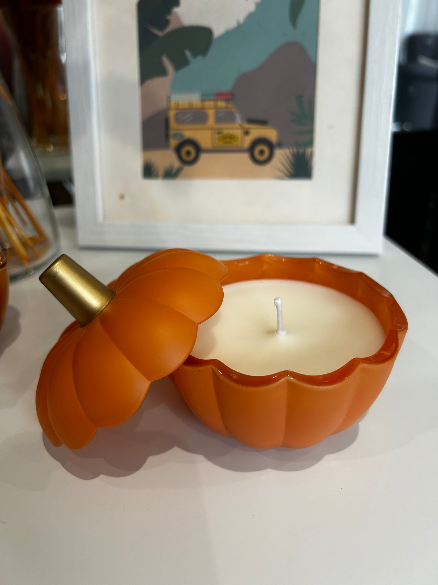 Pumpkin Candle - Orange Jar - Sweet Pumpkin Pie