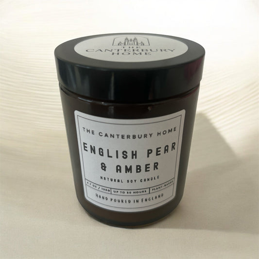 English Pear & Amber Classic Candle - The Canterbury Home