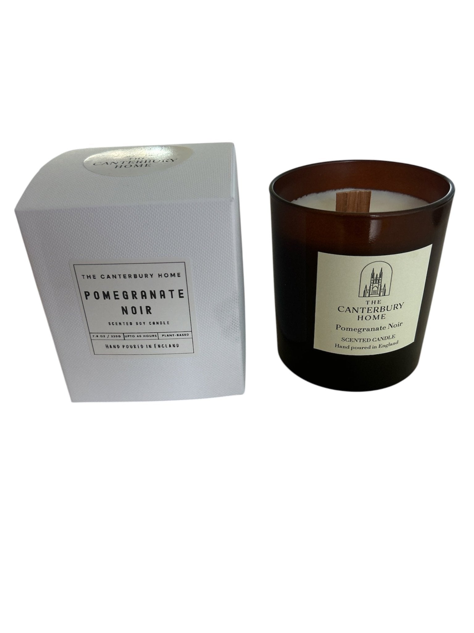 Pomegranate Noir Woodwick Candle - The Canterbury Home
