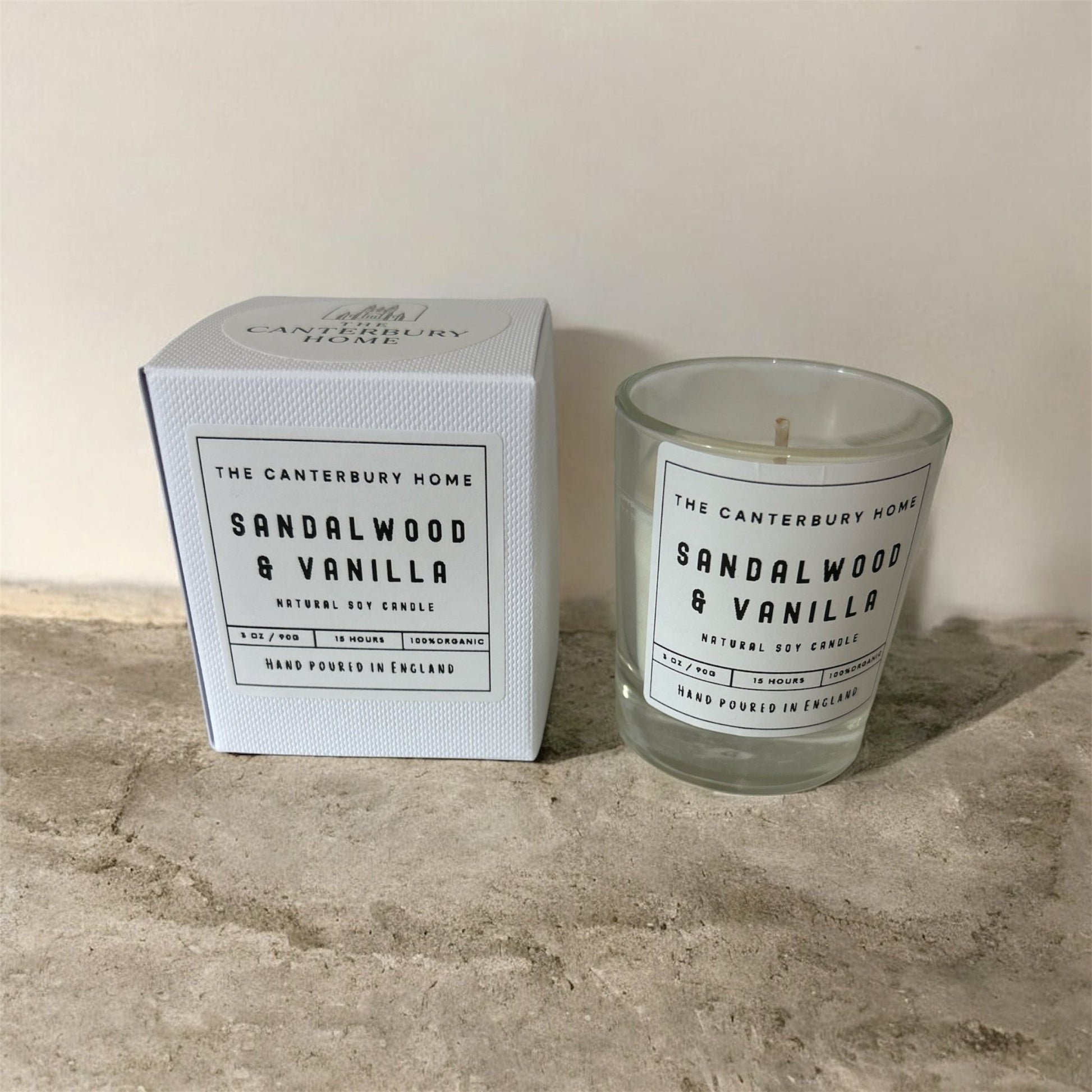Sandalwood & Vanilla Travel Candle - The Canterbury Home