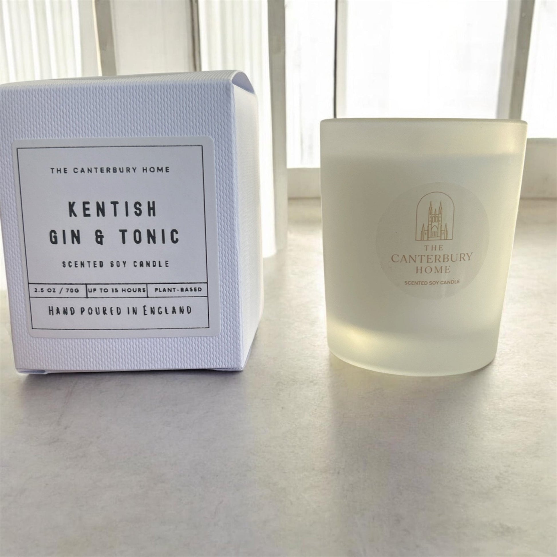 Kentish Gin & Tonic mini candle - The Canterbury Home