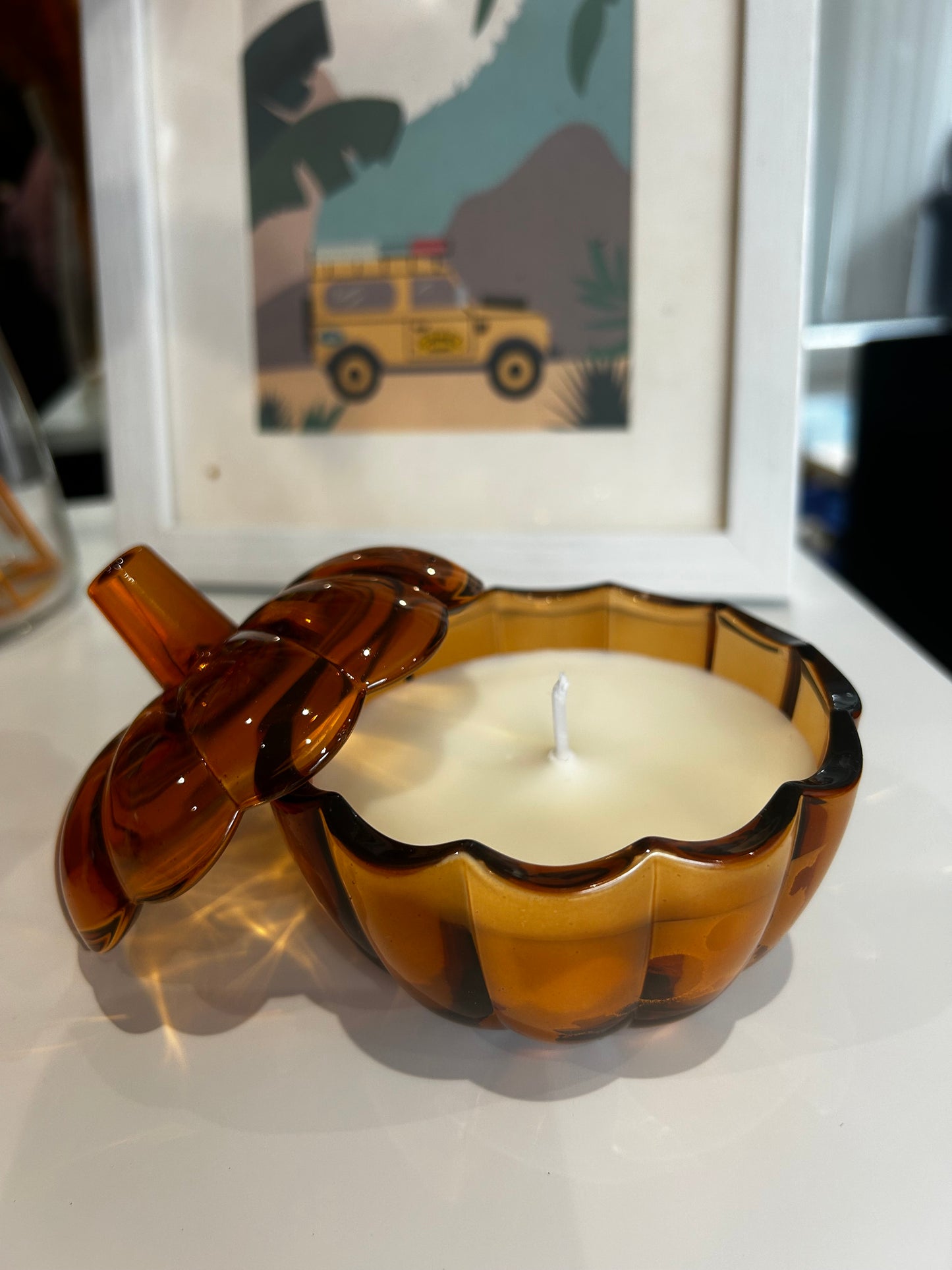 Pumpkin Candle - Amber jar - Sweet Pumpkin Pie