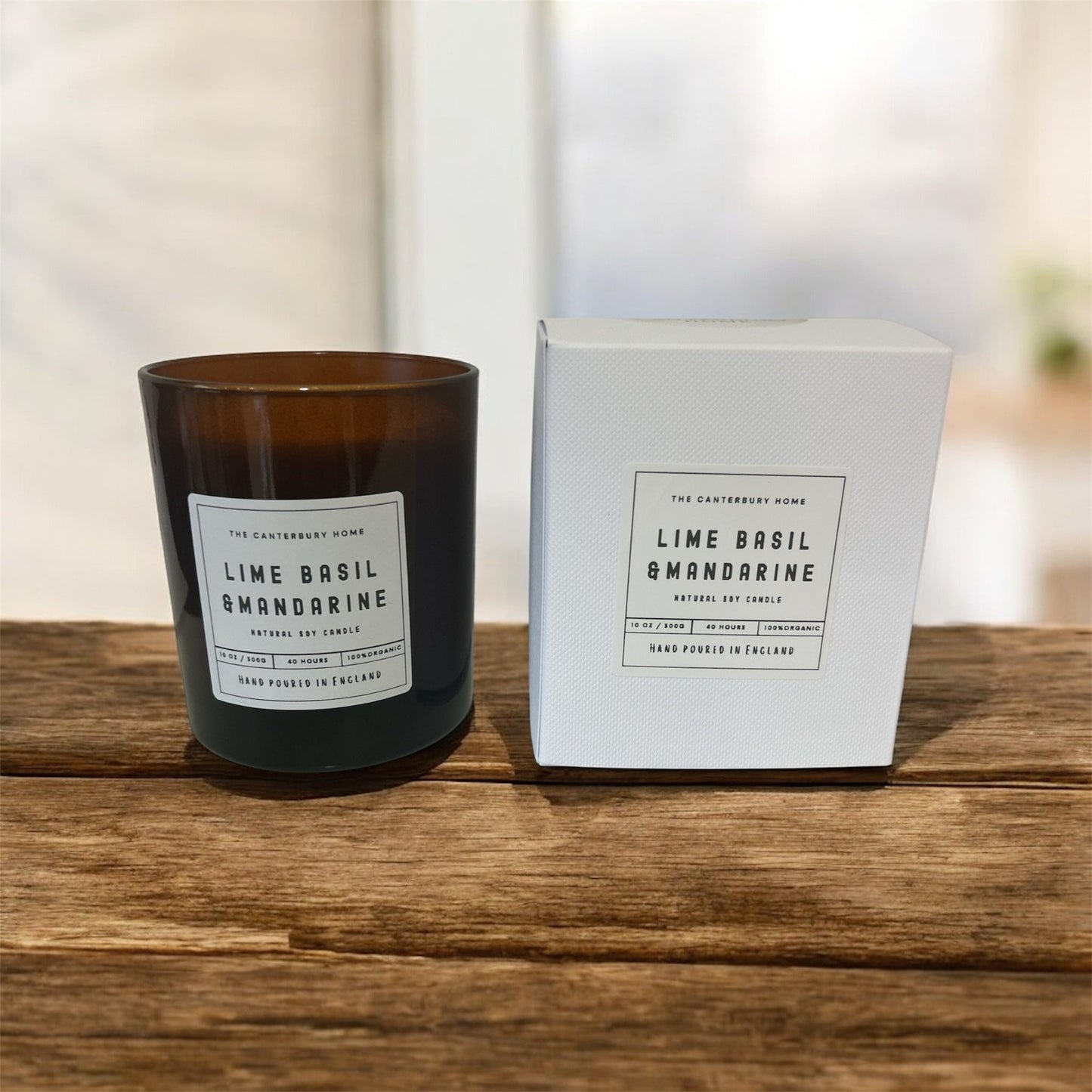 Lime Basil & Mandarine Signature Candle - The Canterbury Home
