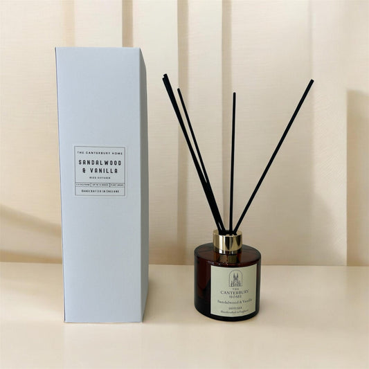 Sandalwood & Vanilla Reed Diffuser - The Canterbury Home