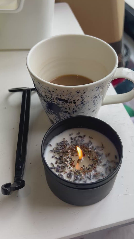 Lavender Essential Oil Candle