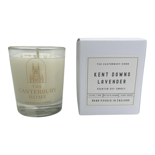 The Canterbury Home Kent Downs Lavender Scented Soy Candle - The Canterbury Home
